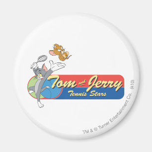 Tom- und Jerry-Tennisstars 6 Magnet