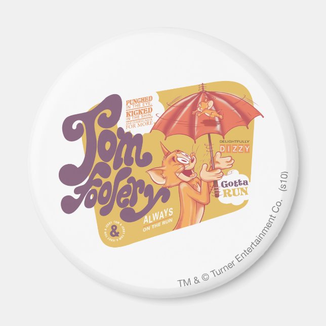 Tom und Jerry Tom Foolery Magnet (Vorne)