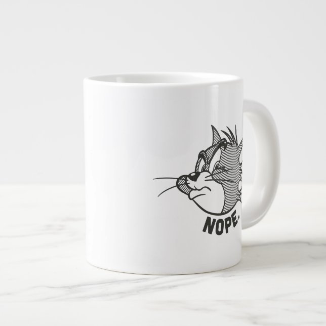 Tom und Jerry | Tom sagt "Nope" Jumbo-Tasse (Vorderseite Rechts)