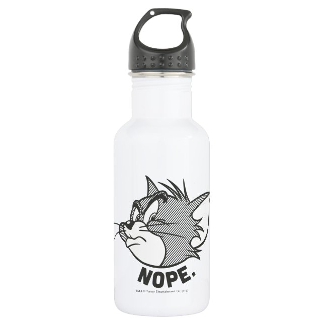 Tom und Jerry | Tom sagt "Nope" Trinkflasche (Vorderseite)