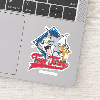 Tom und Jerry | Tom und Jerry auf Baseball Diamond Aufkleber