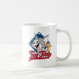 Tom und Jerry Tom und Jerry auf Baseball Diamond Kaffeetasse