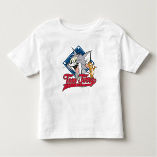 Tom und Jerry   Tom und Jerry auf Baseball Diamond Kleinkind T-shirt