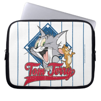 Tom und Jerry | Tom und Jerry auf Baseball Diamond Laptopschutzhülle