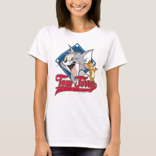 Tom und Jerry   Tom und Jerry auf Baseball Diamond T-Shirt