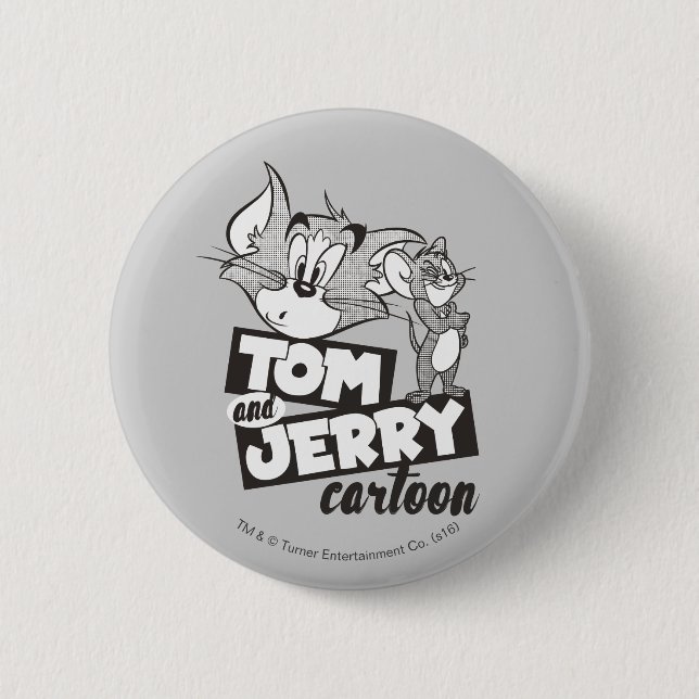 Tom und Jerry | Tom und Jerry Cartoon Button (Vorderseite)