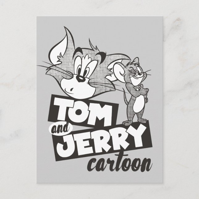 Tom und Jerry | Tom und Jerry Cartoon Postkarte (Vorderseite)