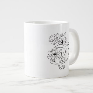 Tom und Jerry   Tom und Jerry lachen Jumbo-Tasse