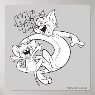 Tom und Jerry   Tom und Jerry lachen Poster