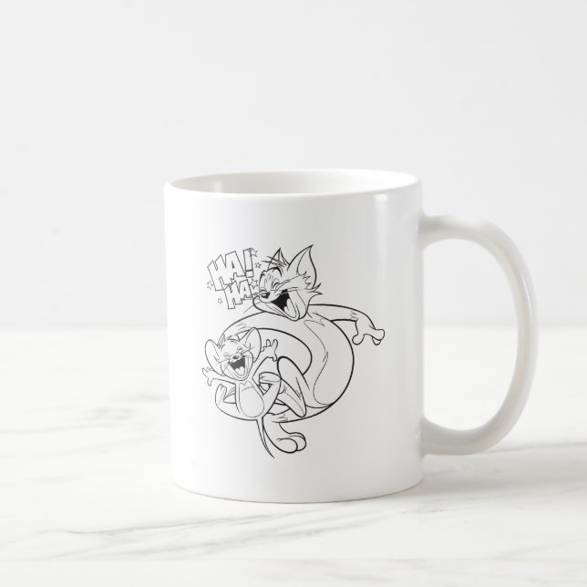 Tom und Jerry | Tom und Jerry lachen Tasse (Rechts)