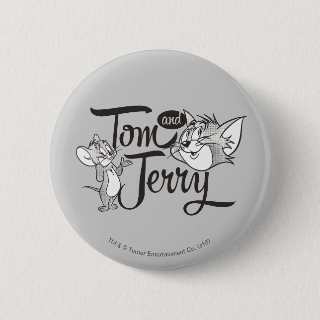 Tom und Jerry | Tom und Jerry sehen süß aus Button (Vorderseite)