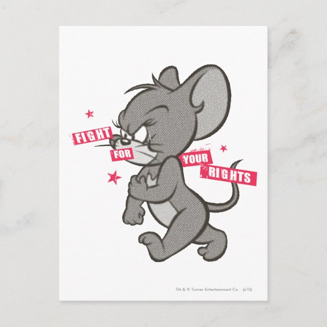 Tom und Jerry Tough Mouse 3 Postkarte (Vorderseite)