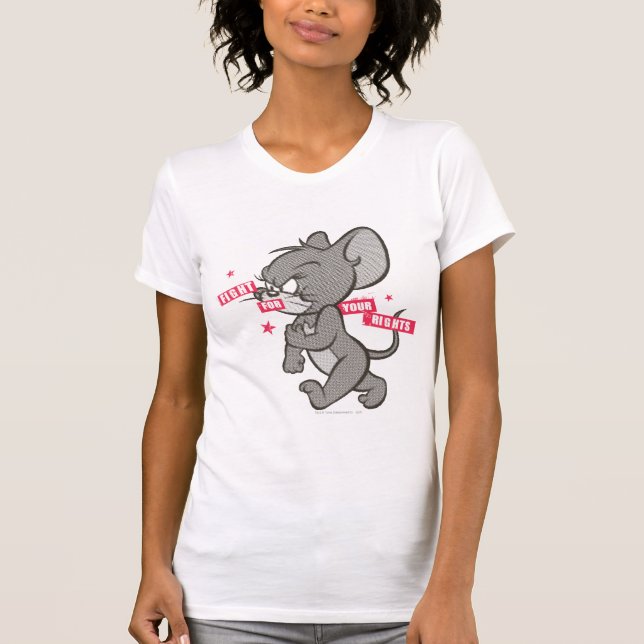 Tom und Jerry Tough Mouse 3 T-Shirt (Vorderseite)