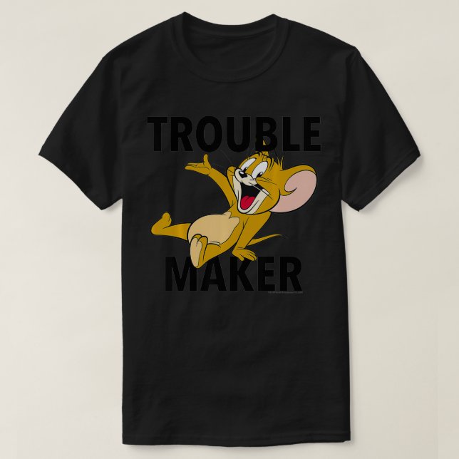 Tom und Jerry Trouble Maker Portrait T-Shirt (Design vorne)