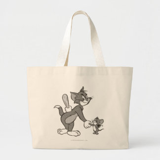 Tom und Jerry trügerischer Handshake Jumbo Stoffbeutel