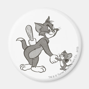 Tom und Jerry trügerischer Handshake Magnet