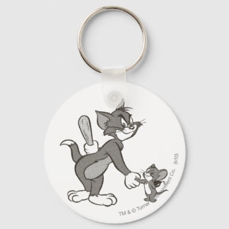 Tom und Jerry trügerischer Handshake Schlüsselanhänger