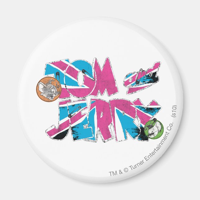 Tom und Jerry UK Magnet (Vorne)