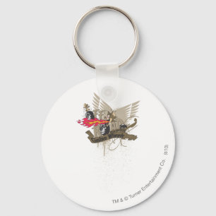 Tom- und Jerrycustume Räder Schlüsselanhänger