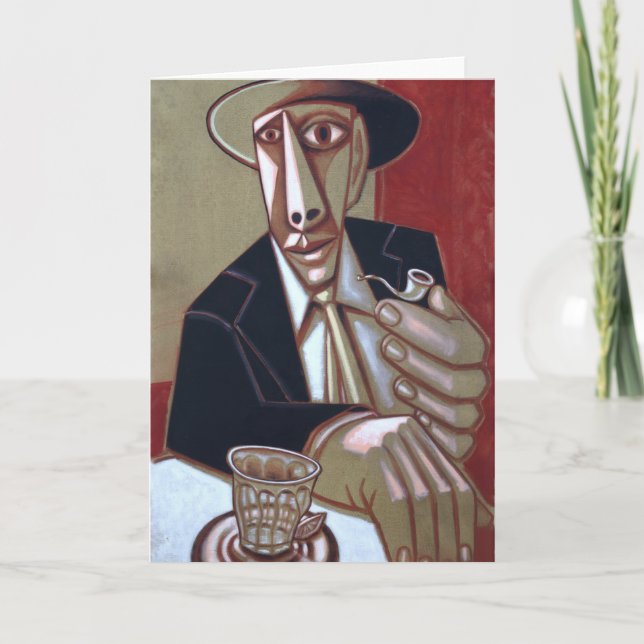 Tom X "The Pipe Smoker" Note Card (Vorderseite)