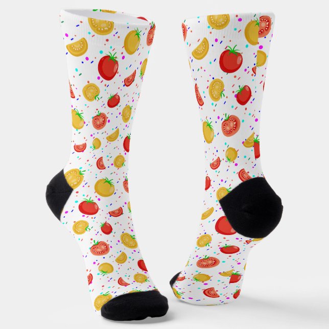 Tomaatti Socken (Gewinkelt)