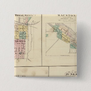 Tomah, Mauston, Fox Lake und Juneau Button