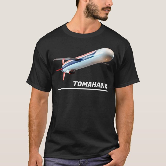 Tomahawk BGM 109 Landangriffsrakete T-Shirt (Vorderseite)