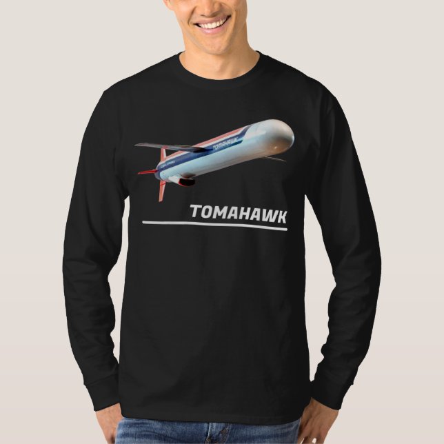 Tomahawk BGM 109 Landangriffsrakete T-Shirt (Vorderseite)