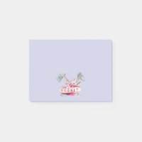 Tomahawk Hammer und Blume Aquarellgestaltung