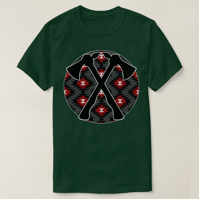 Tomahawk Muster 3 T-Shirt (Design vorne)