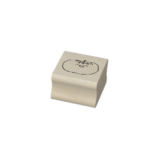 Tomate feliz gummistempel