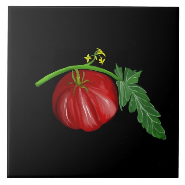 Tomate Fliese (Vorderseite)