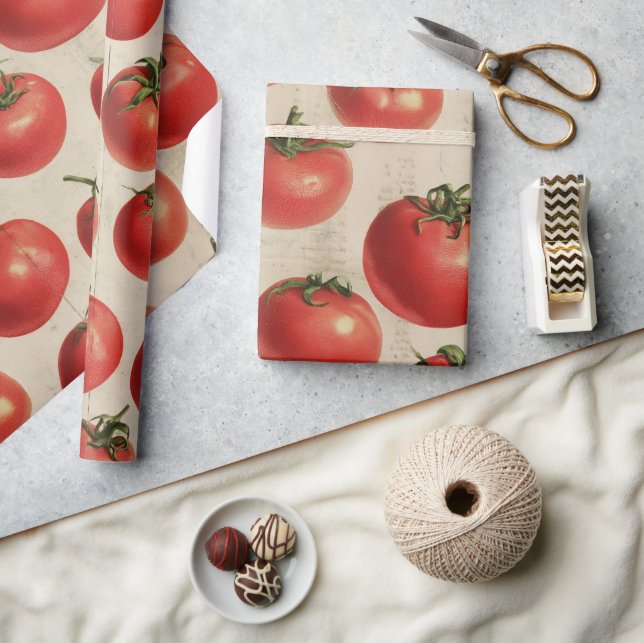 Tomate Geschenkpapier (Kunsthandwerk)