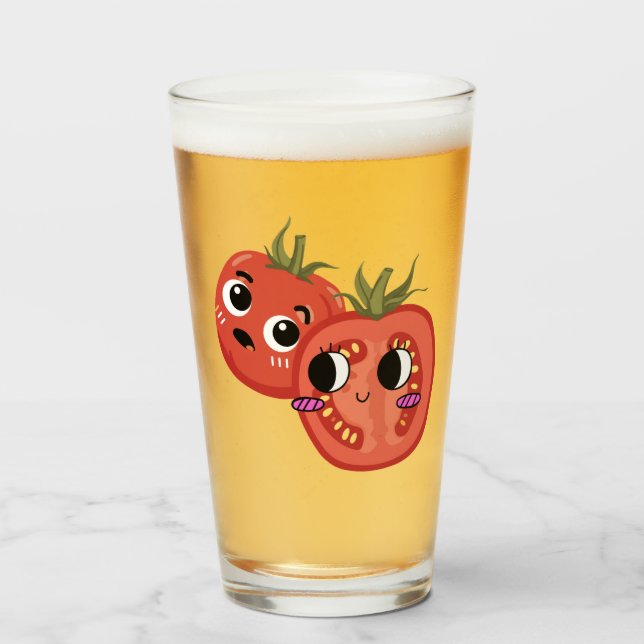 Tomate in Ehrfurcht  Glas (Vorne (Gefüllt))