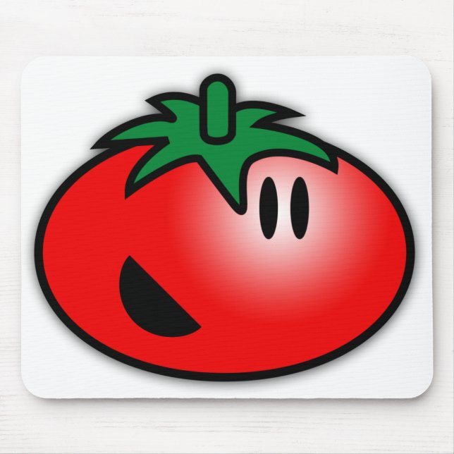 Tomate-Kopf Mousepad (Vorne)