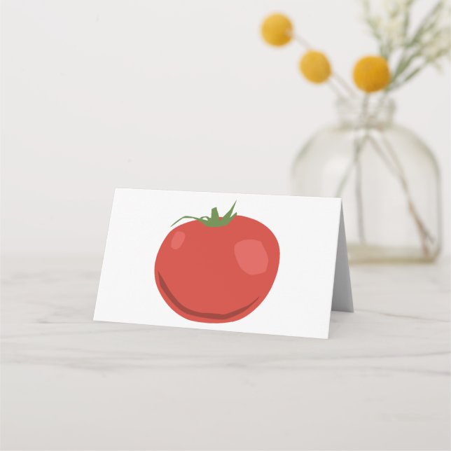 Tomate Platzkarte (Vorderseite)