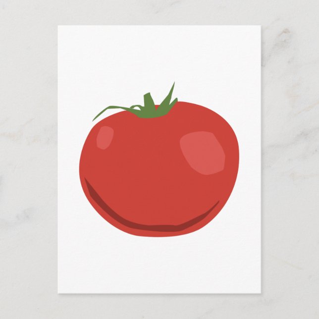 Tomate Postkarte (Vorderseite)