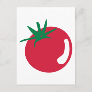 Tomate Postkarte