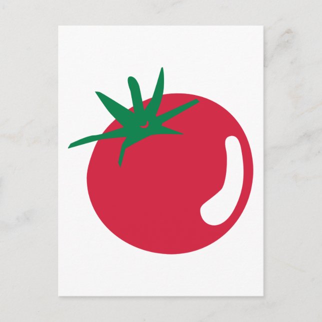 Tomate Postkarte (Vorderseite)
