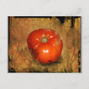 Tomate Postkarte