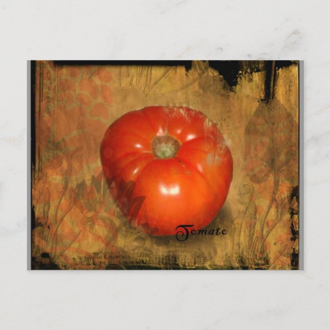 Tomate Postkarte (Vorderseite)