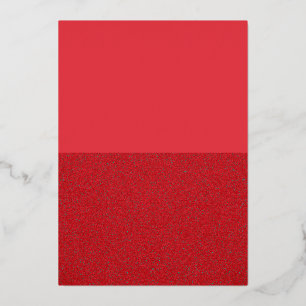 Tomate Rot Split-Folie-Einladungskarte – Individue Folieneinladung