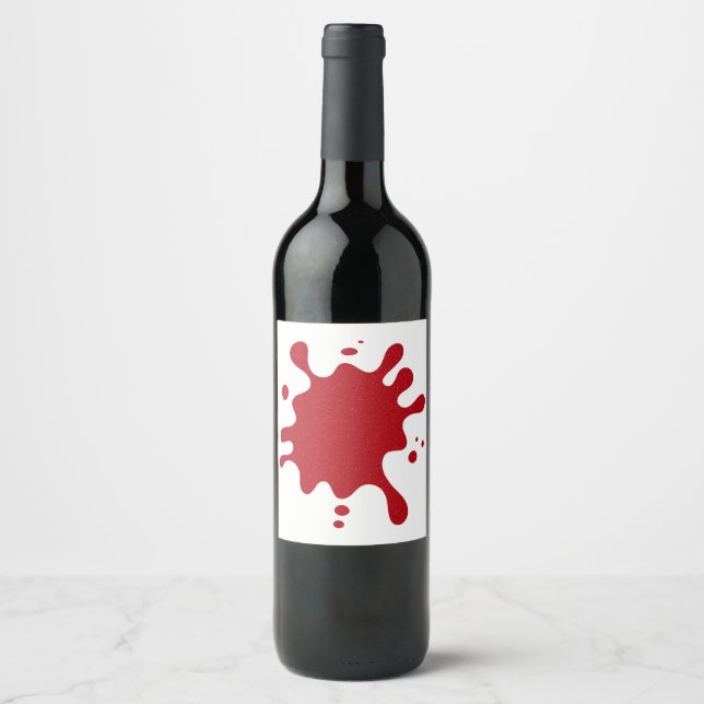 Tomate Roter Benutzerdefinierter Weinlabel Weinetikett (Vorderseite)