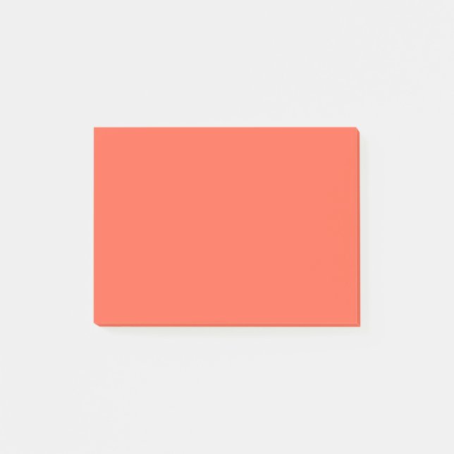 Tomate-roter Normallack Post-it Klebezettel (Vorderseite)