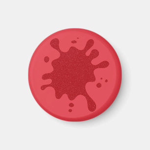 Tomate Roter Rausch-Spritzer Magnet – Anpassbar