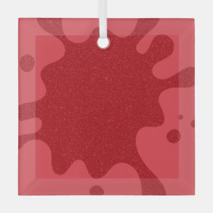 Tomate Roter Sprenkel-Glas-Anhänger – Anpassbar Ornament Aus Glas