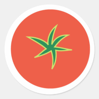 Tomate Runder Aufkleber