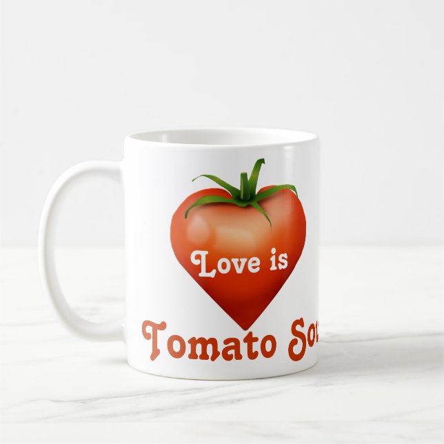 Tomate-Suppen-Tasse Tasse (Links)