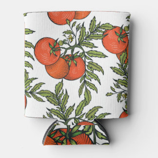 Tomate Vintag: Illustration des Agrarmarktes. Dosenkühler