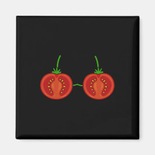 Tomaten-BH-Kostüm Cute Easy Gemüse Halloween G Magnet